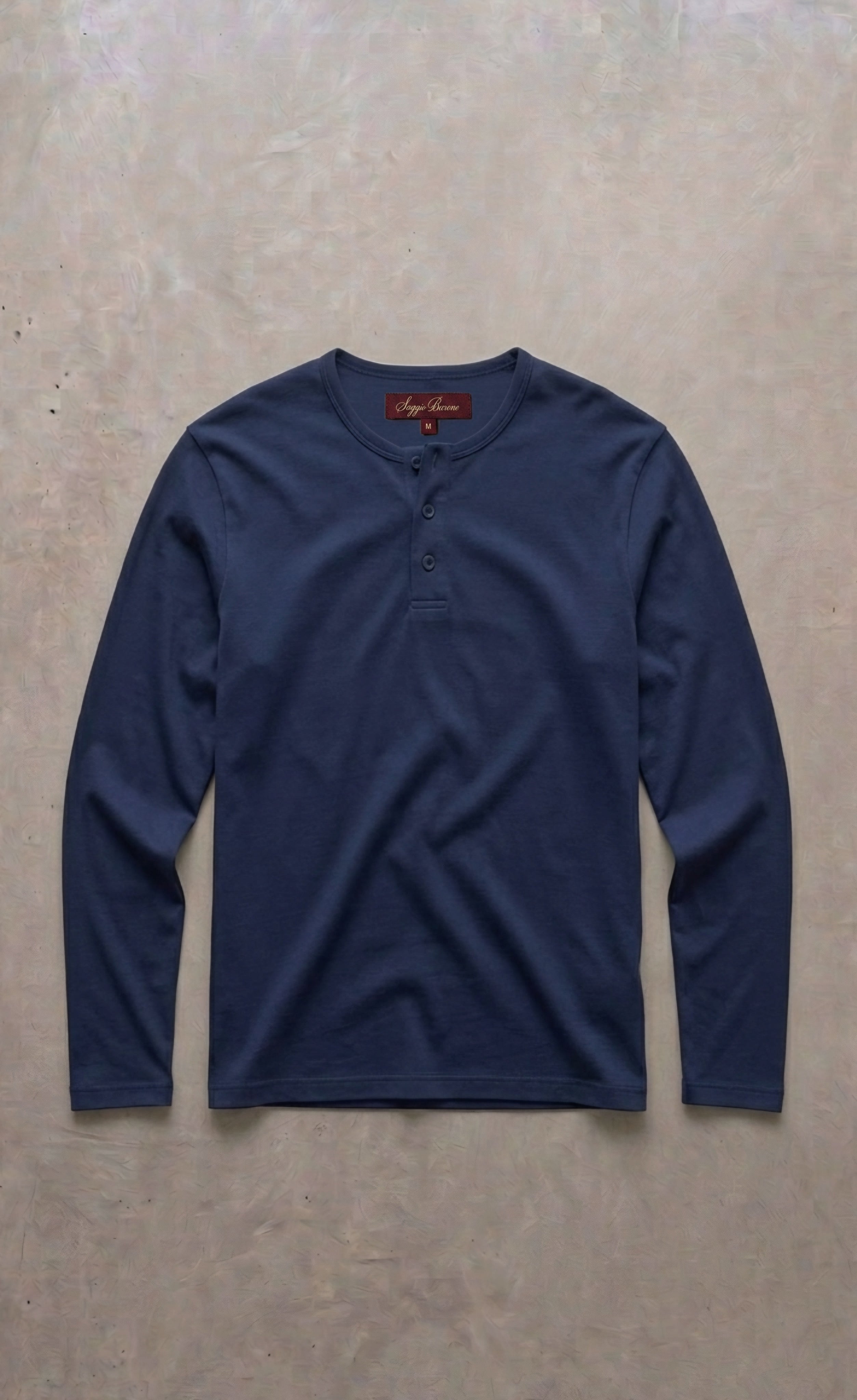 DIVISIONE HENLEY No 1 - HEAVYWEIGTH COTTON (250GSM)